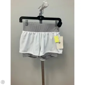 Elite Vibe FadeResistantDye Athletic Shorts By Fabletics In Grey & White, Size: Xs