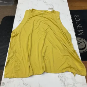 clean look Athletic Tank Top By Old Navy In Yellow, Size: 3x
