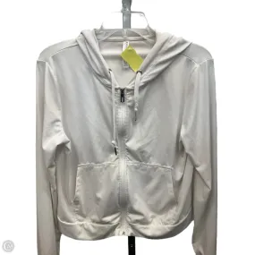 Shoot Mood Athletic Top Long Sleeve Hoodie By Kyodan In White, Size: L
