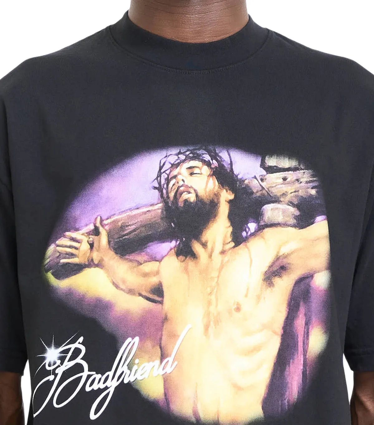 Leader Core FlexibleFit Badfriend Jesus T-Shirt Black