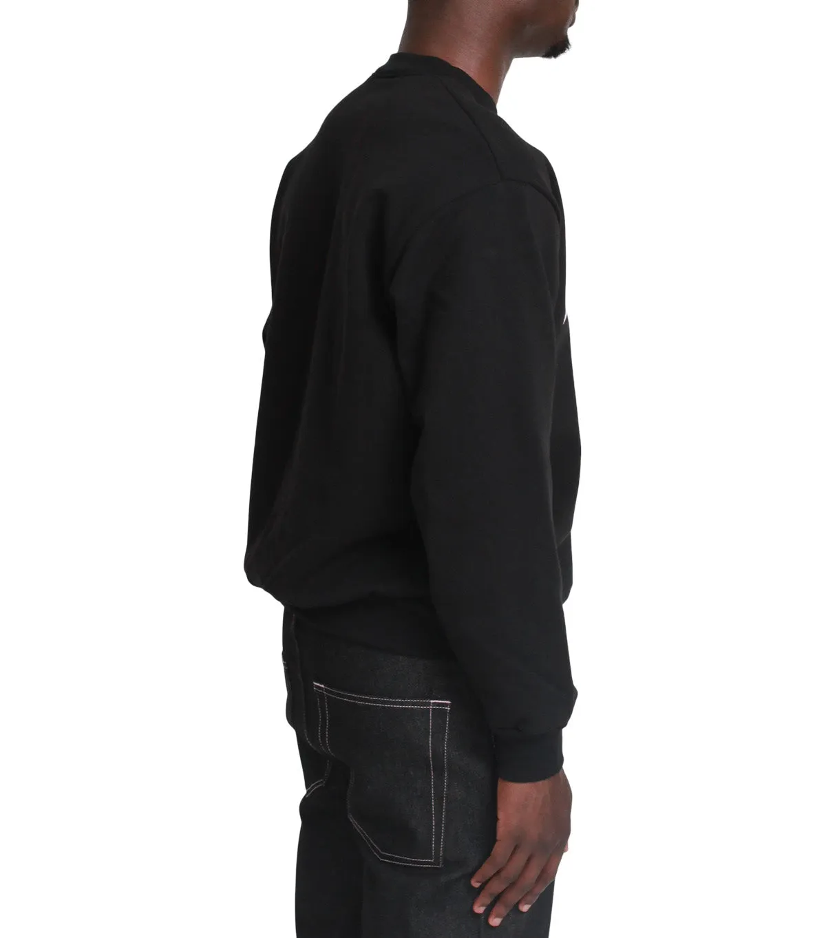Badfriend Star Crewneck Black Pink AllDayComfort