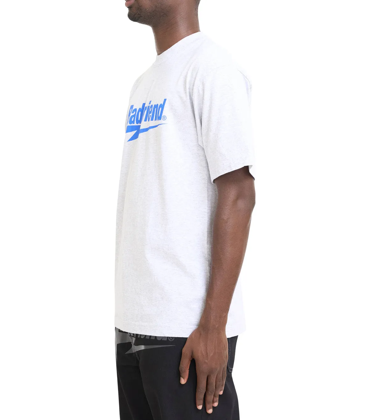 Wind Ease Badfriend Star Logo T-Shirt Heather Grey