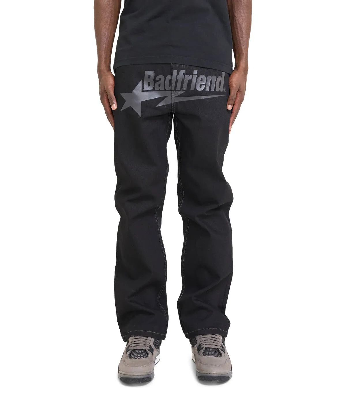 Badfriend Star Pant Black Charcoal WrinkleFree Material