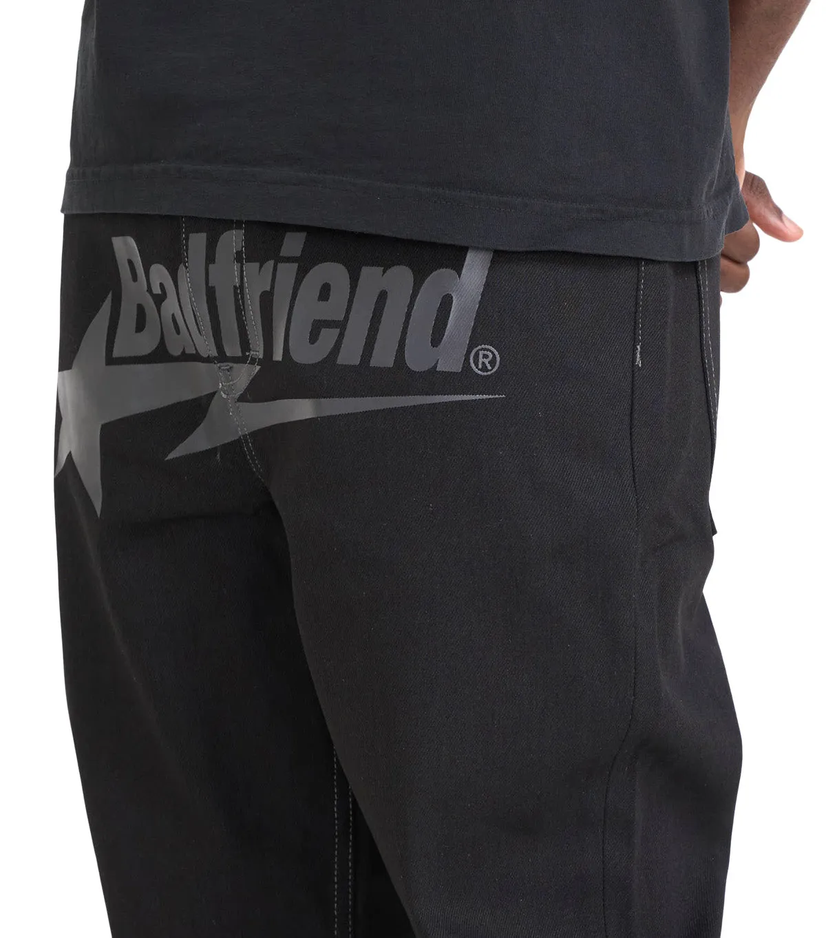Badfriend Star Pant Black Charcoal ComfortStretch Loose Fit