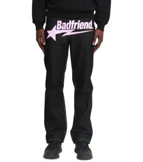 Badfriend Star Pant Black Pink LayeredPaneling