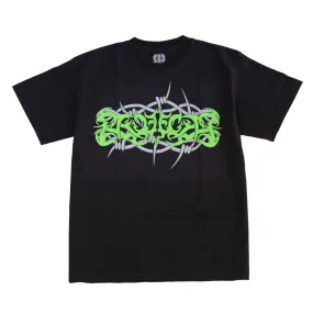 Barbed Tee Black sequined details Essential Comfort