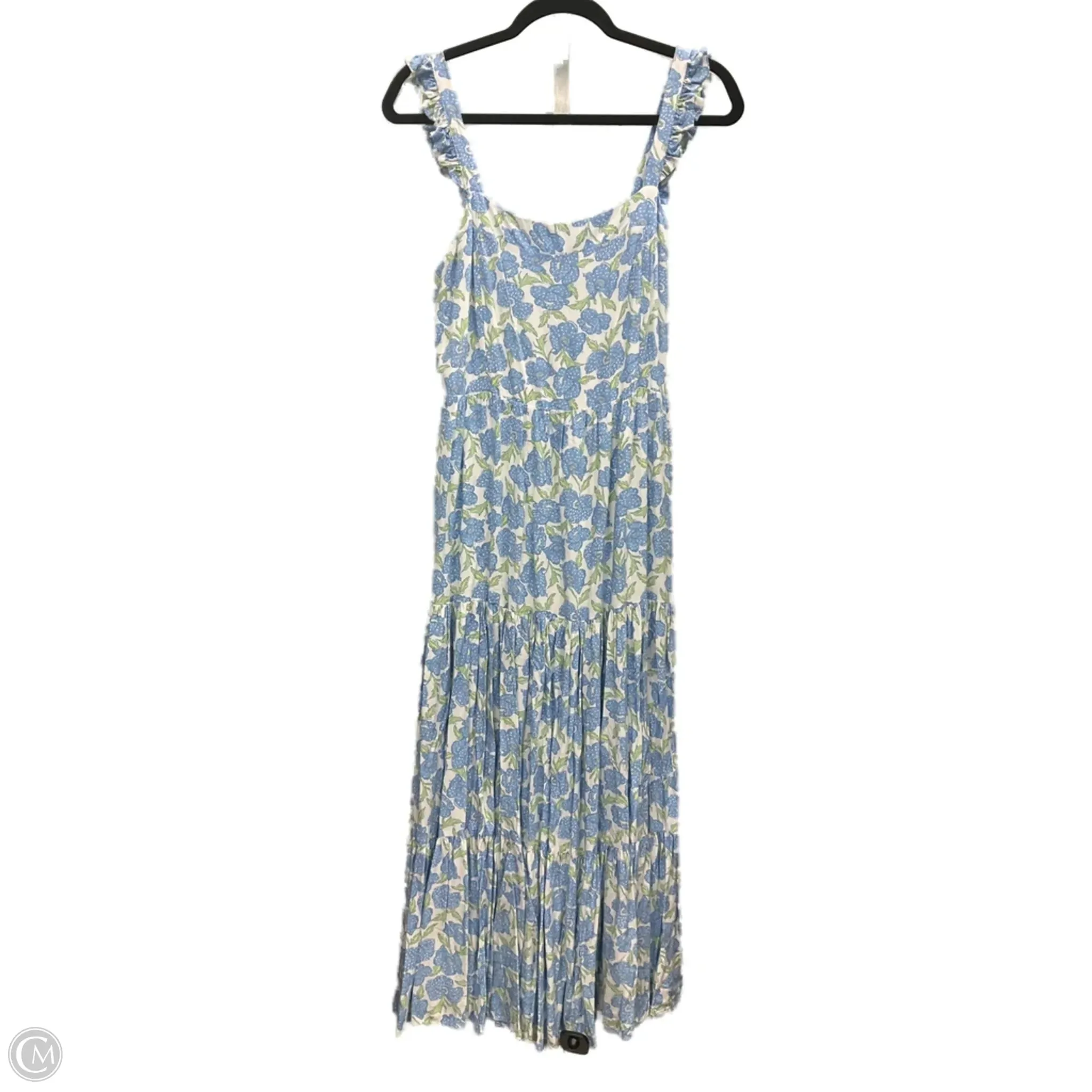 Airflow Mesh Panels Dress Casual Maxi By Haute Hippie In Floral Print, Size: L