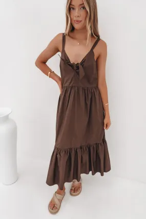 Clean Cut Esmerelda Dress Chocolate