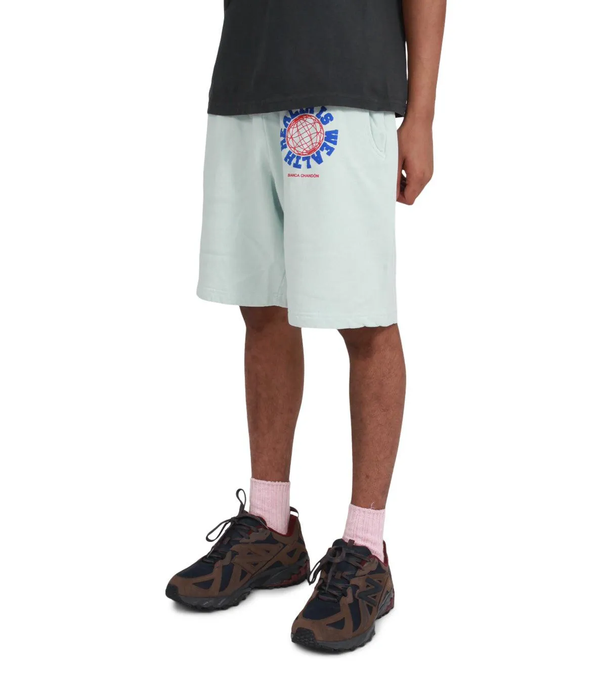 Bianca Chandon Running Juice Club Sweatshorts Blue MultiPanelDesign