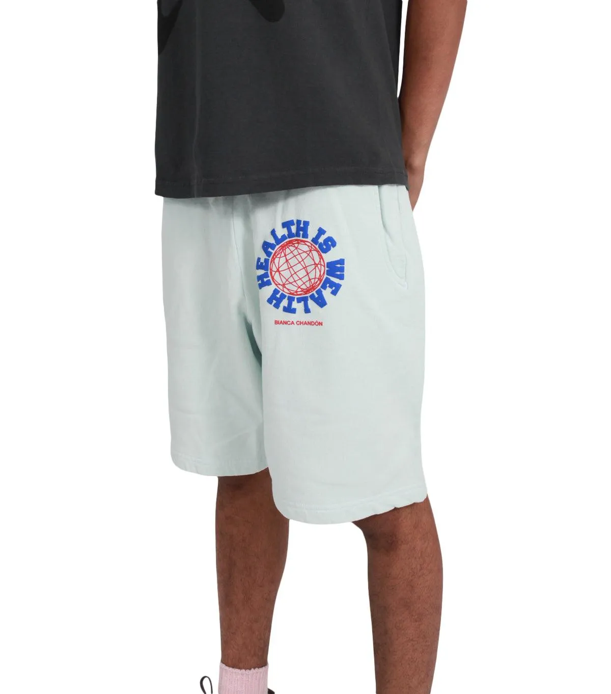 Bianca Chandon Running Juice Club Sweatshorts Blue LightweightTextile