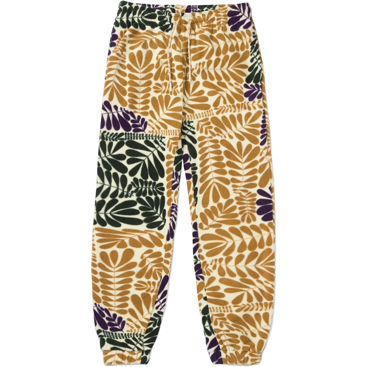 Big Sur Ferns Fleece Jogger EcoFriendlyProduction ReinforcedHems