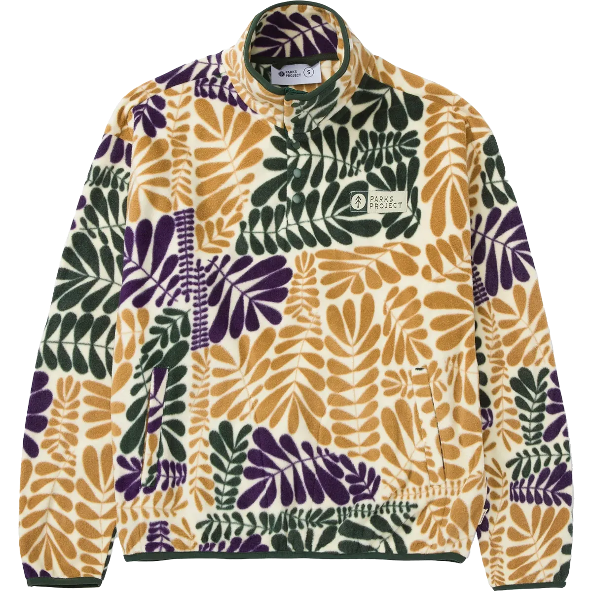 Big Sur Ferns Trail Fleece Pure Tone