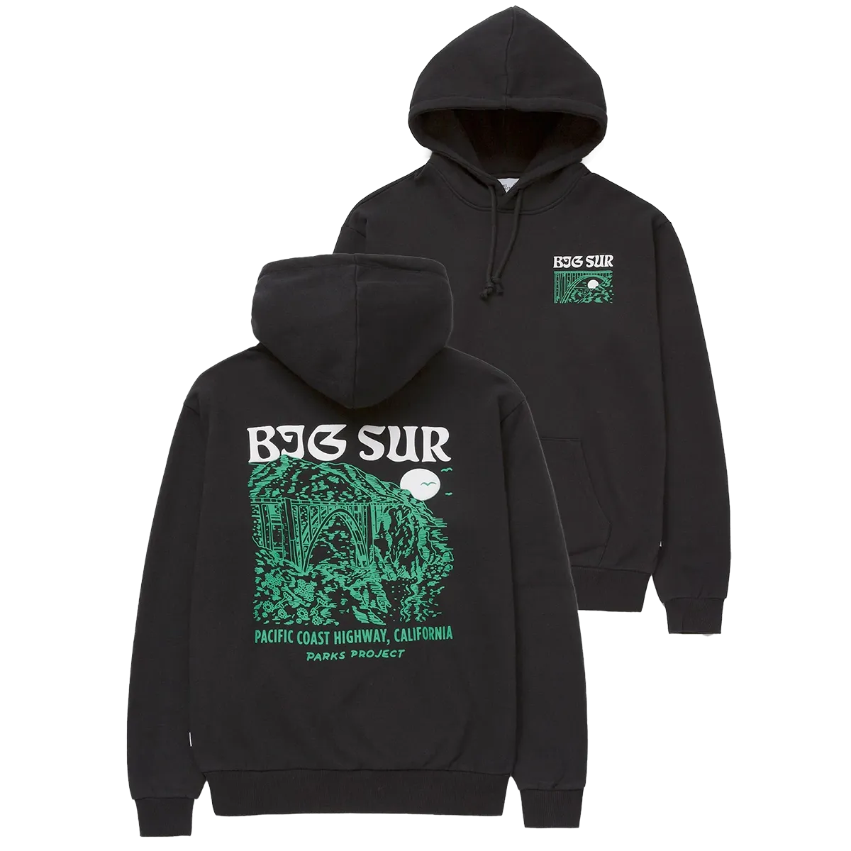 NonRestrictiveFit All Day Big Sur Puff Print Bridges Hoodie