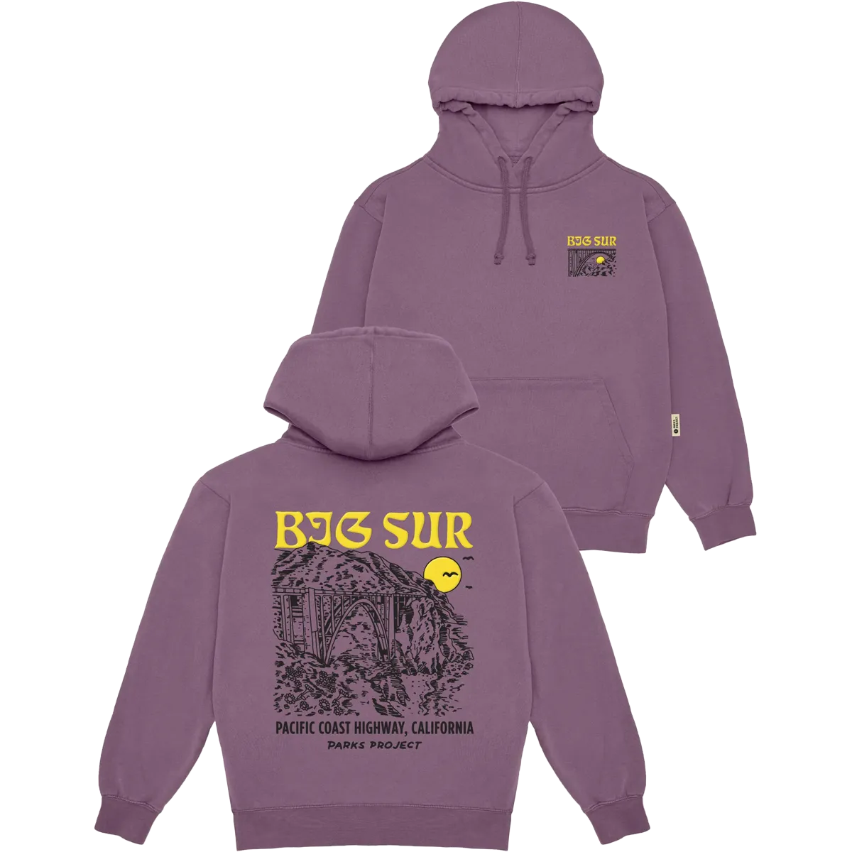 HighCollared Design Big Sur Puff Print Bridges Hoodie
