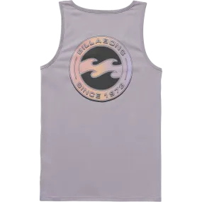 WindResistantWeave Billabong Men's Hallow Premium Tank in Light Purple