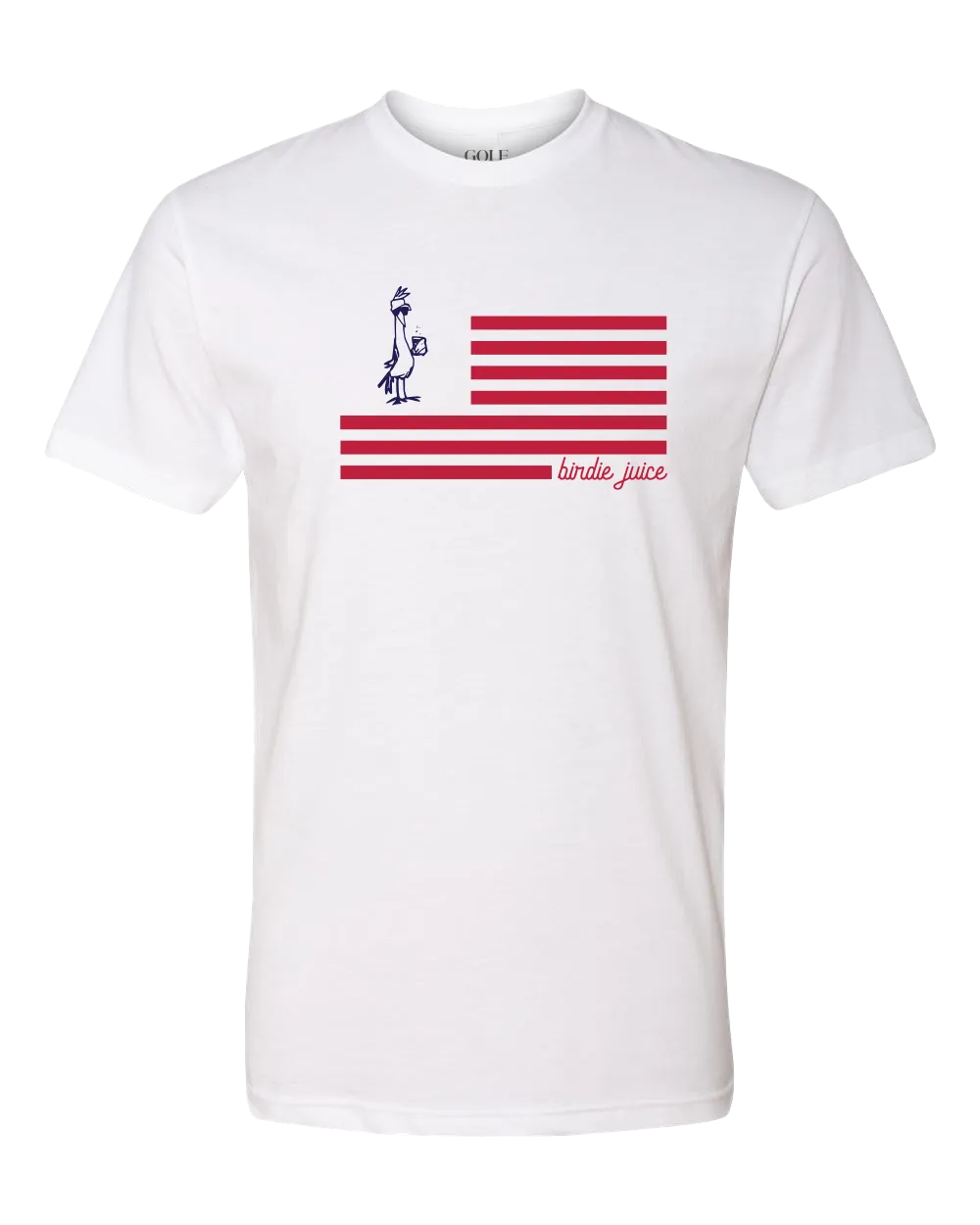 Shape Hug Noble Core Birdie Juice Flag T-Shirt