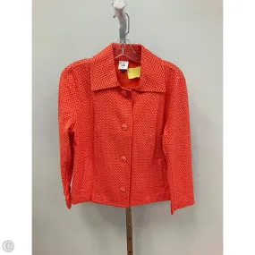 AntiPillingSurface SweatWicking Fabric Blazer By Cabi In Orange, Size: S