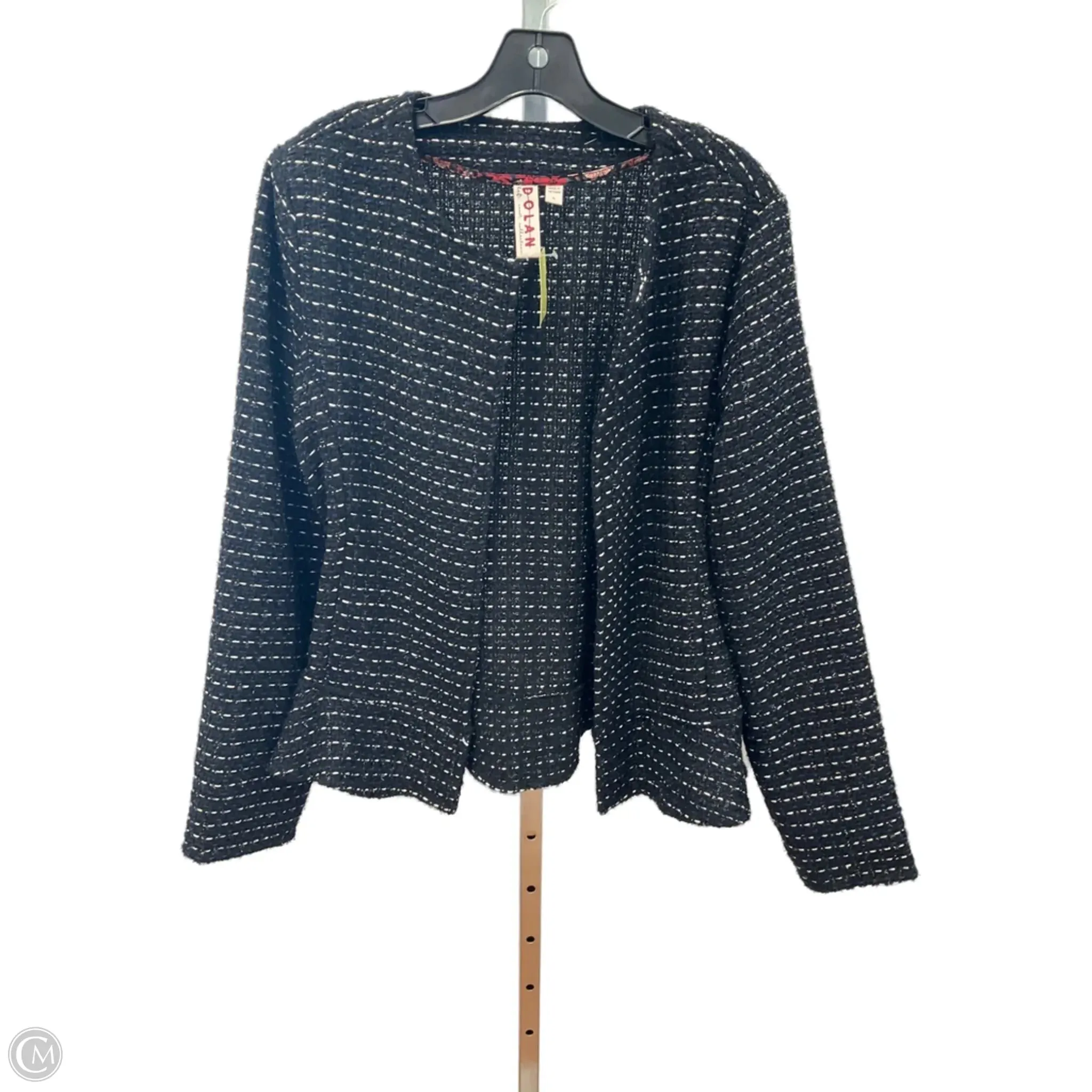 Fine Weave NoSlipWaistband Blazer By Dolan Left Coast In Navy, Size: Xl