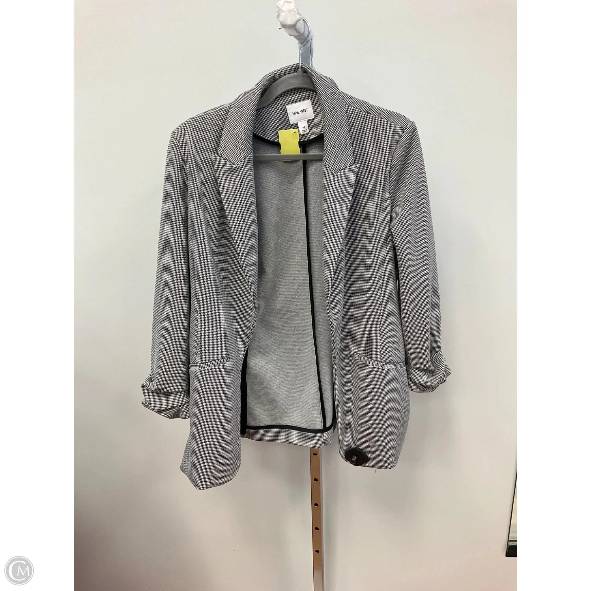 Blazer By Nine West In Black & White, Size: M AntiPillingTechnology Buttery Soft Handfeel