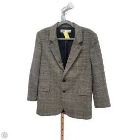 Blazer By Zara In Plaid Pattern, Size: M Double Stitched Seams