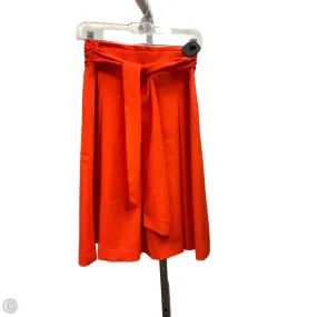 Skirt Mini & Short By Ann Taylor In Orange, Size: 6p Comfortable Leg Feminine Cut