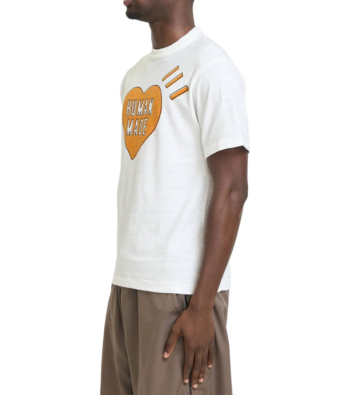 Human Made Graphic T-Shirt #1 White Motion Core SeamlessConstruction
