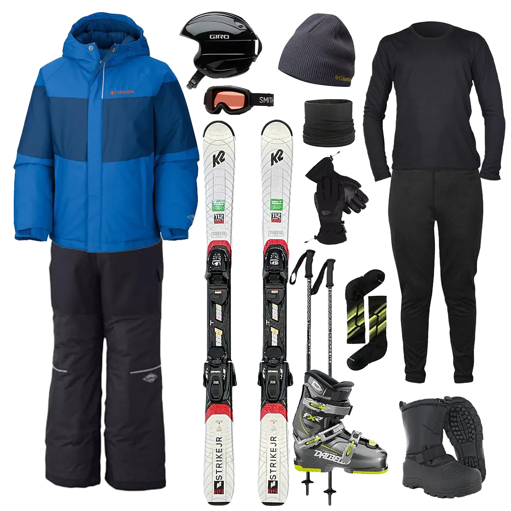 ThermalRegulation Columbia The Works Package w/ Bibs - Boy's Ski