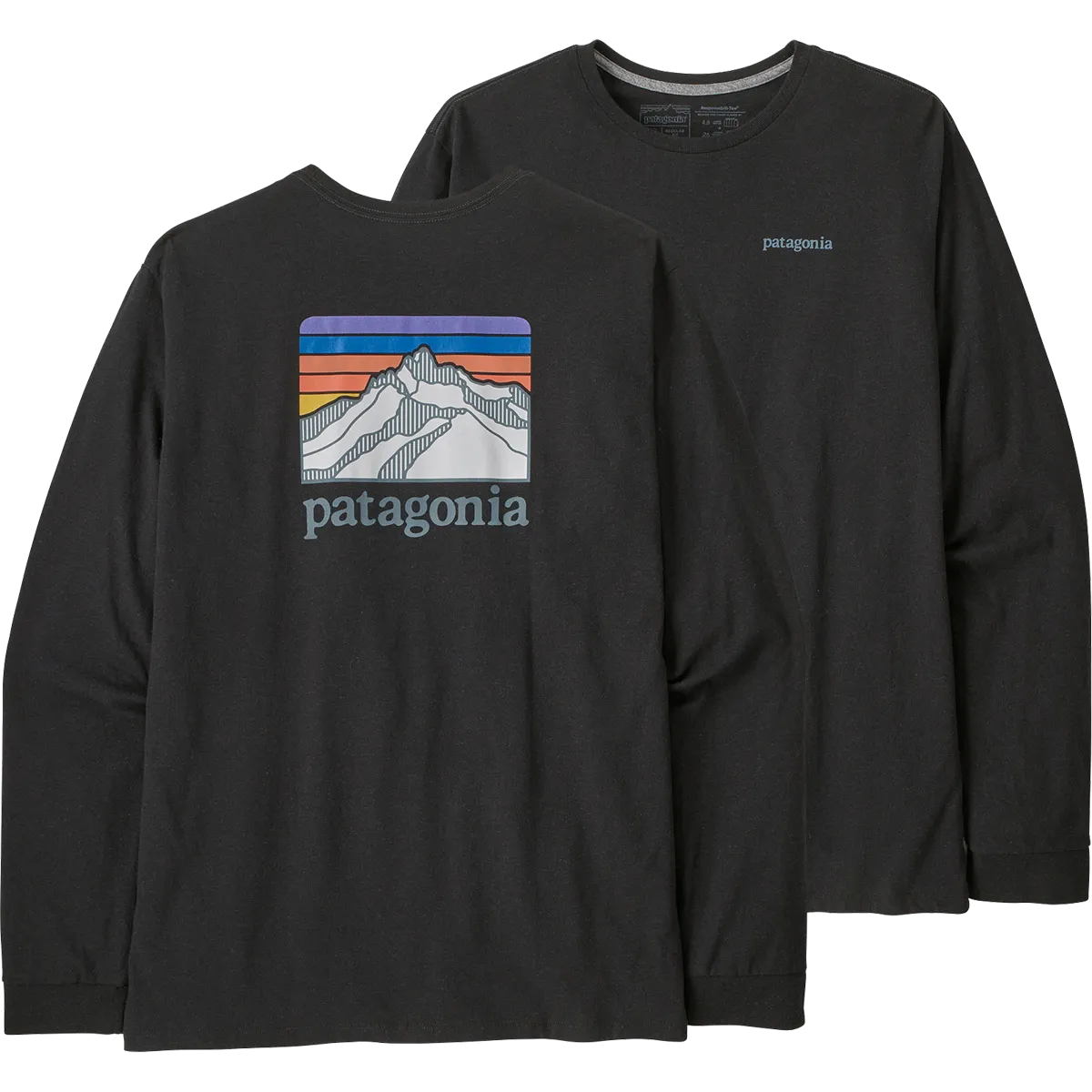 Lightweight Layering WaterRepellent Finish Men's Long-Sleeved Line Logo Ridge Responsibili-Tee
