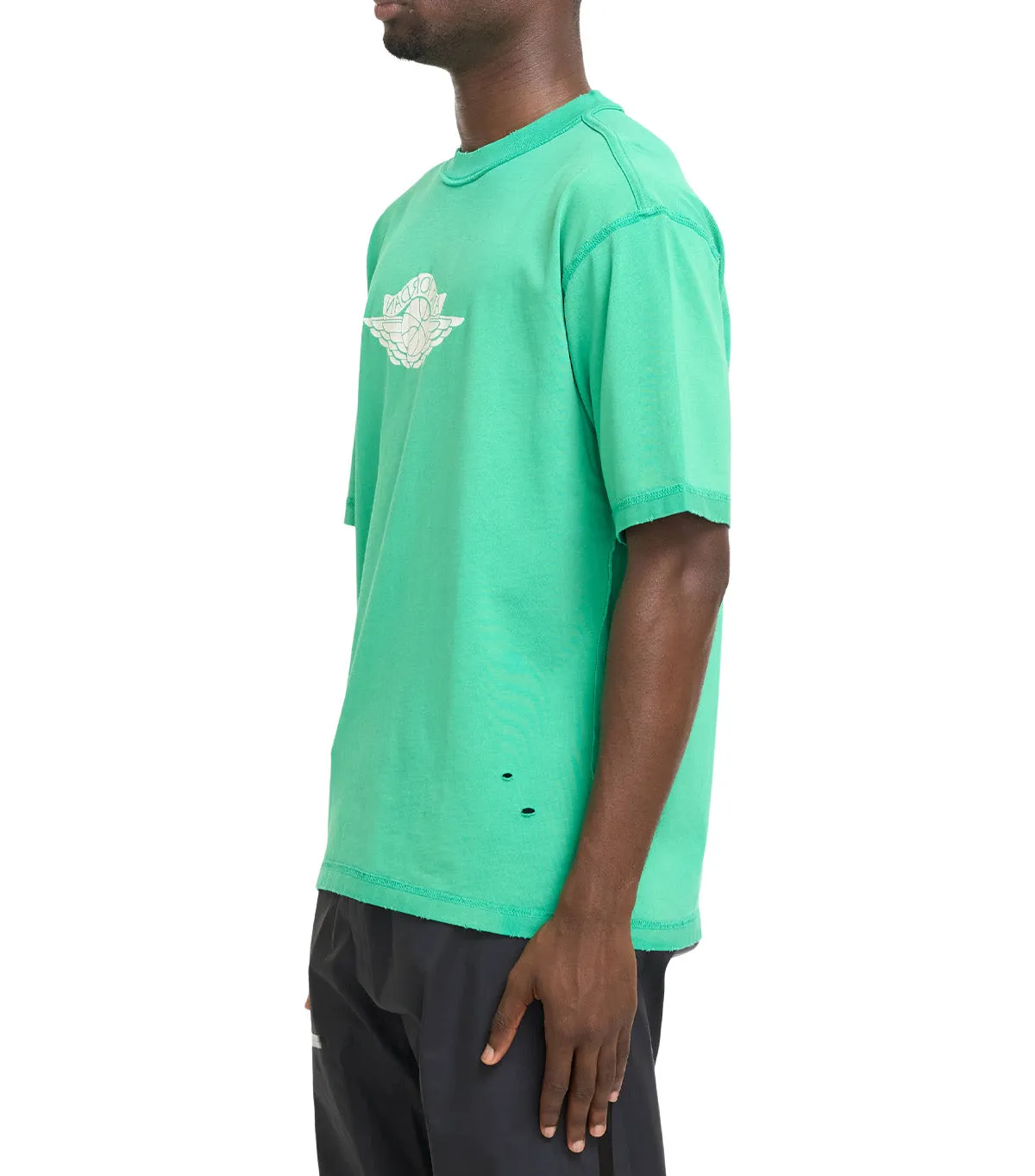 Compact Packable Design Regal Glow Jordan Rare Air T-Shirt Green