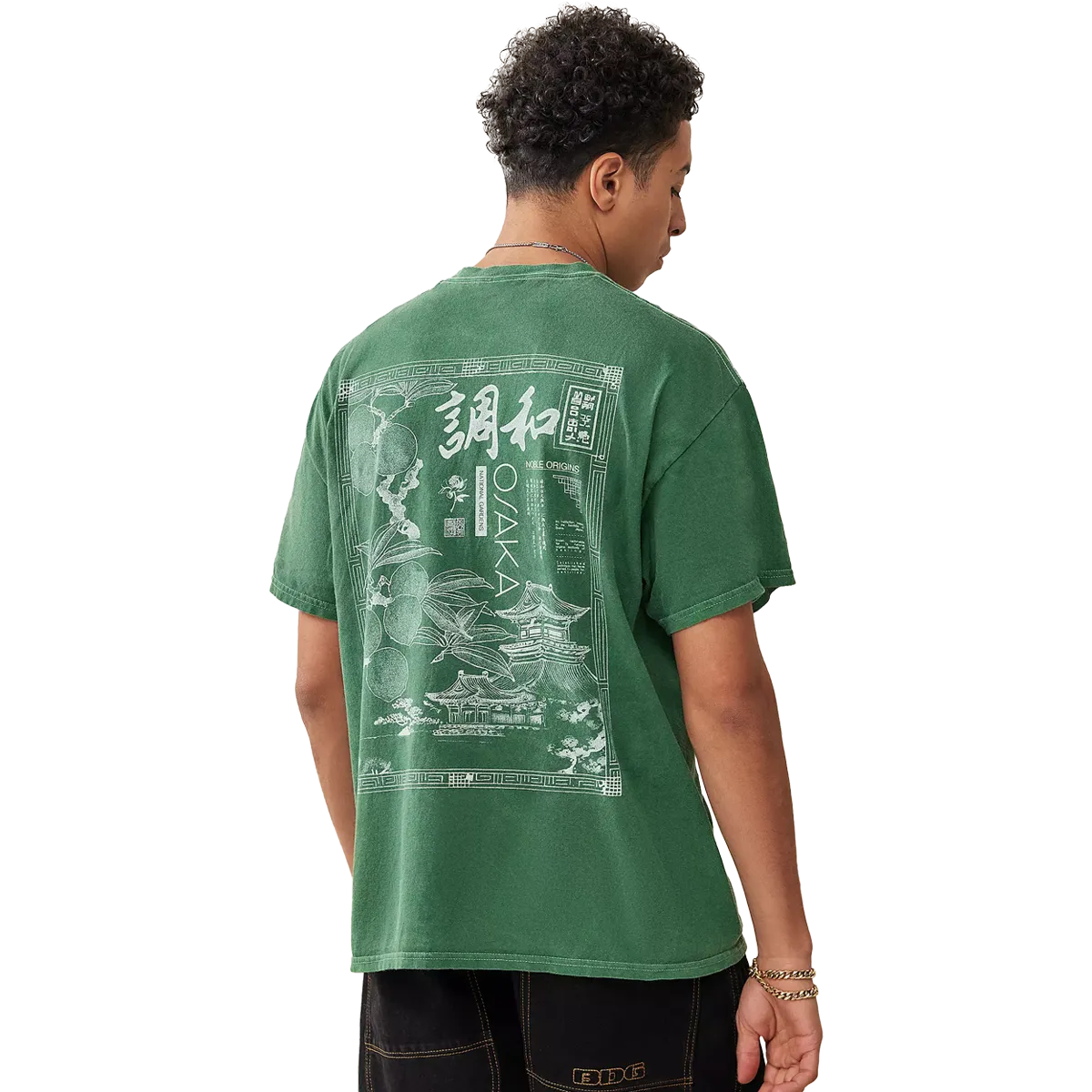 FlexSeamTechnology Data Mode Men's Green Osaka Tee