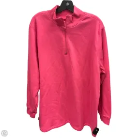 Athletic Sweatshirt Collar By Sjb Active In Pink, Size: 2x Smooth Yarn
