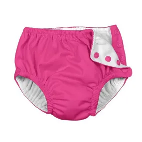 Windproof Outer Layer Solid Snap Swim Diaper