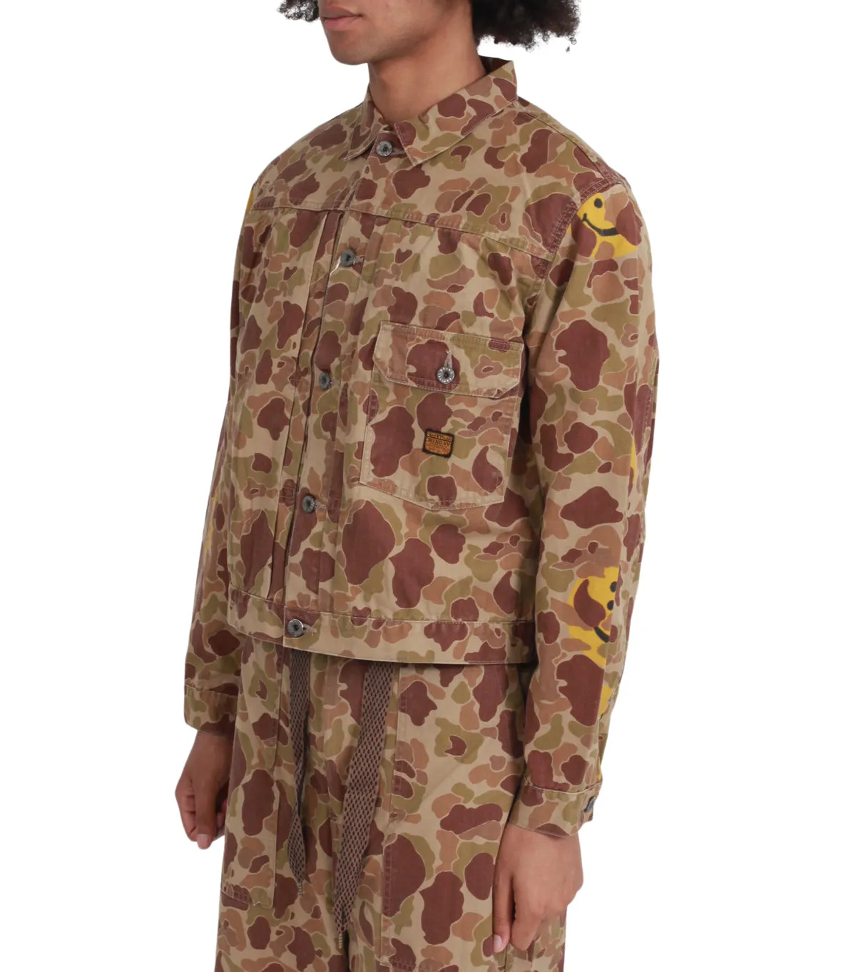 Kapital Happy Peek-a-boo 1st Jacket Camo SoftTouchLining