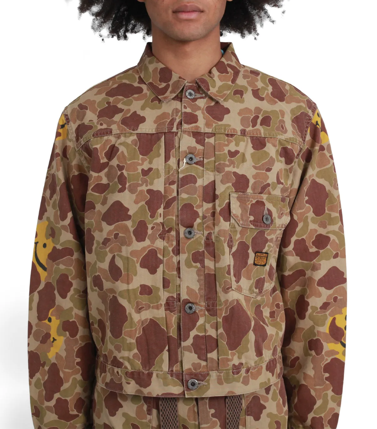 Kapital Happy Peek-a-boo 1st Jacket Camo Vital Core Vented Panels
