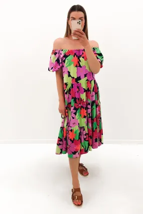 Blythe Midi Dress Multi perfect for events