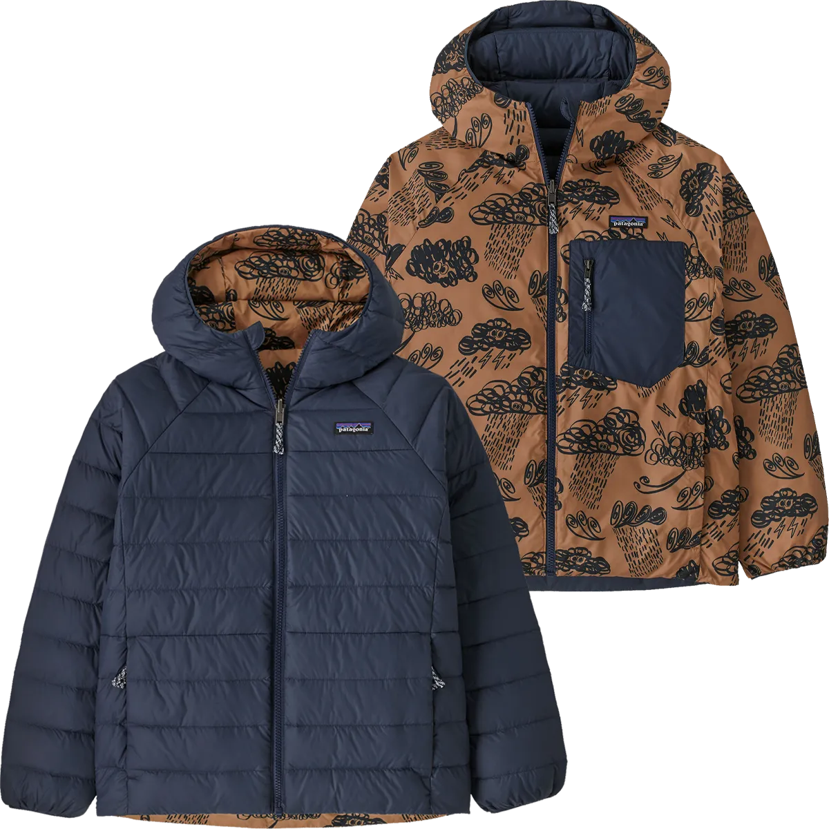 Lightweight Layering Prince Core Youth Reversible Down Sweater Hoody