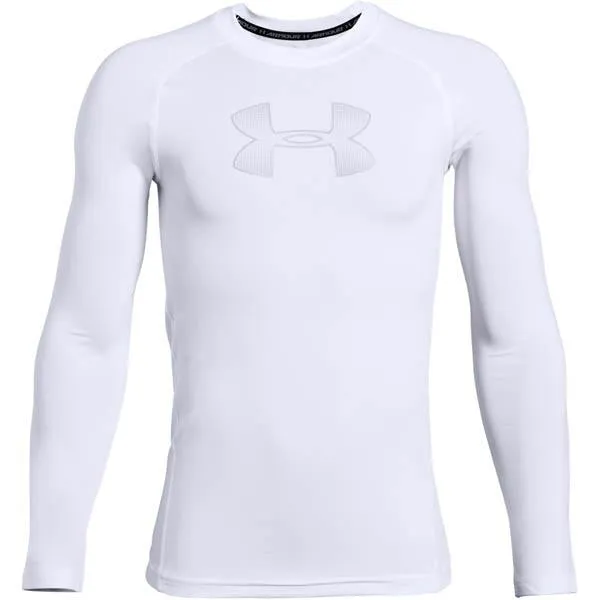 Boys' HeatGear Armour Long Sleeve Shirt NonSlipGrip