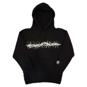 Plaid Print BP Barbed Wire Hoodie