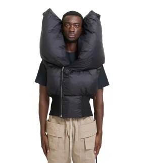 DoubleLayeredHem Rick Owens DRKSHDW Anubis Vest Black