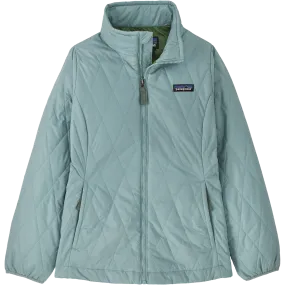 Youth Nano Puff Diamond Quilt Jacket Seamless construction MultiFunctional Pockets