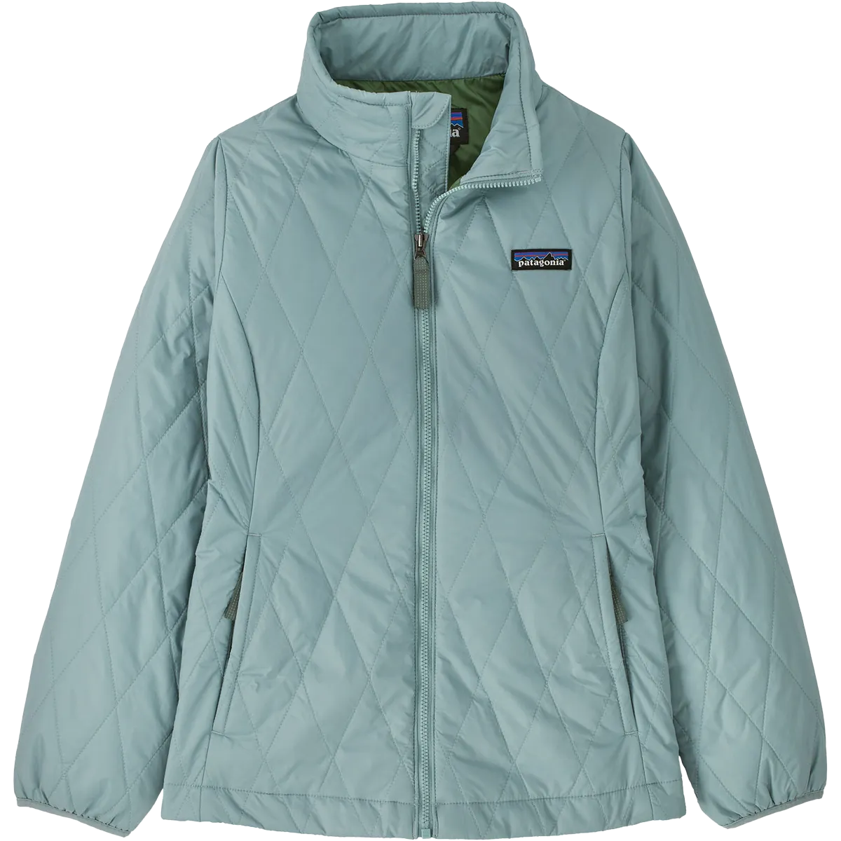 Youth Nano Puff Diamond Quilt Jacket Seamless construction MultiFunctional Pockets