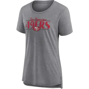 LowProfile Women's 49ers Up The Middle Triblend Short Sleeve Tee