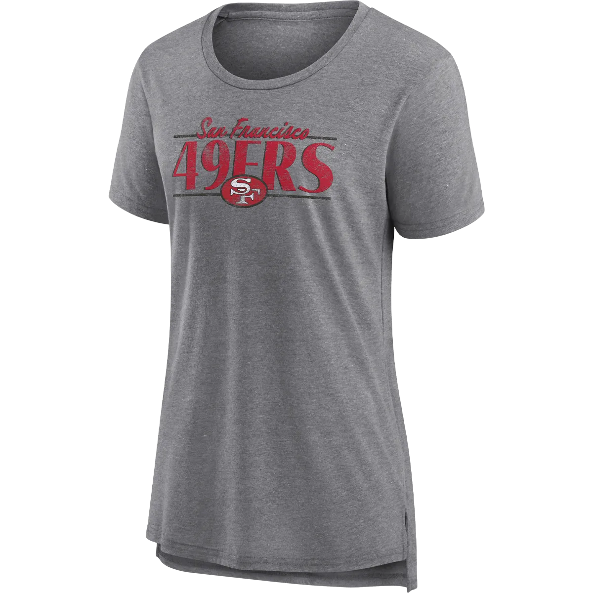 LowProfile Women's 49ers Up The Middle Triblend Short Sleeve Tee
