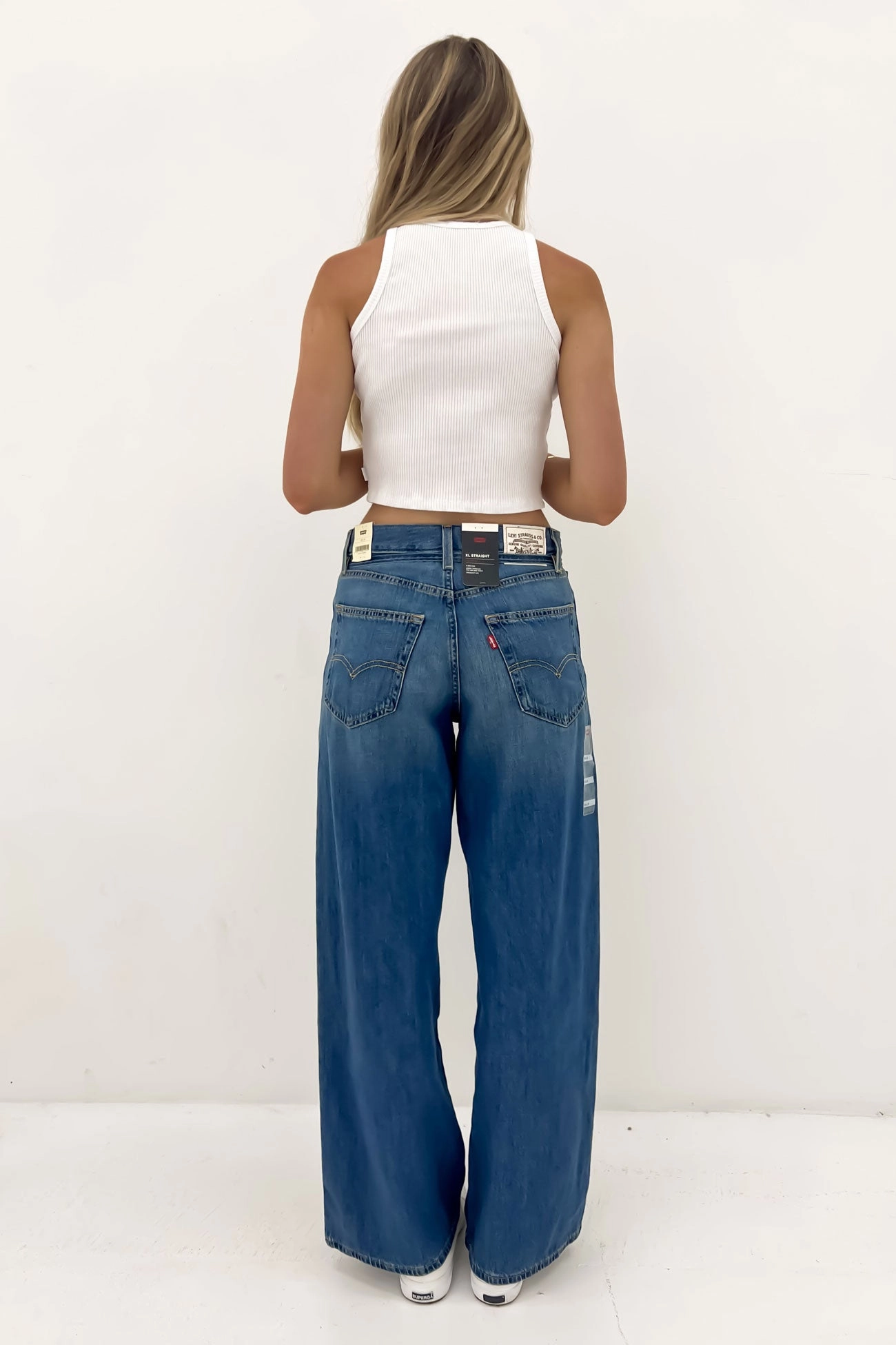 Stretch Fabric Weekend Ready XL Straight Jean Stop Flaxing