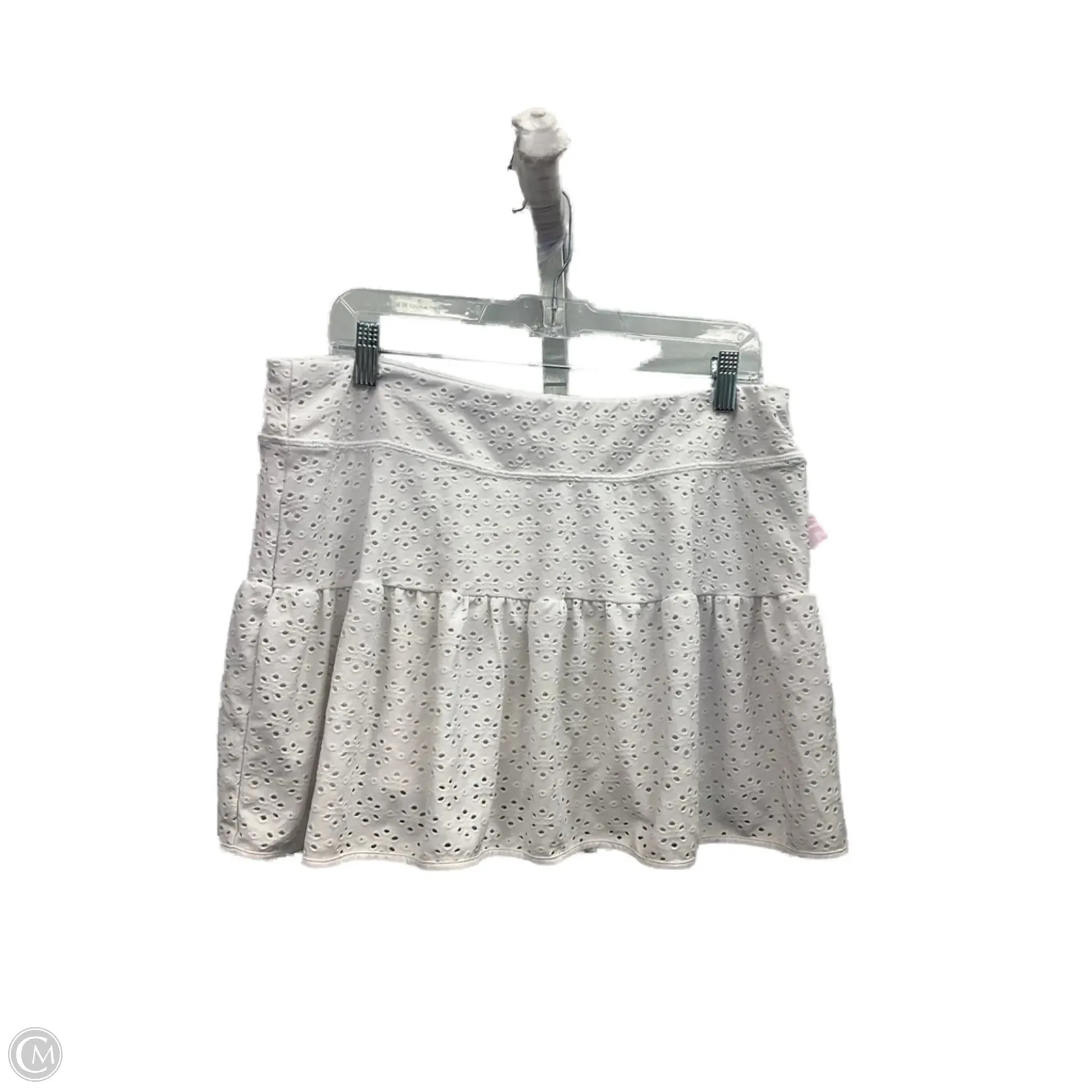 OdorResistant Material Water Soul Skort Designer By Lilly Pulitzer In White, Size: Xl