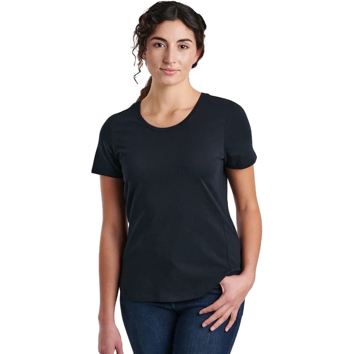 Women's Arabella Scoop Short Sleeve FadeResistant Dye