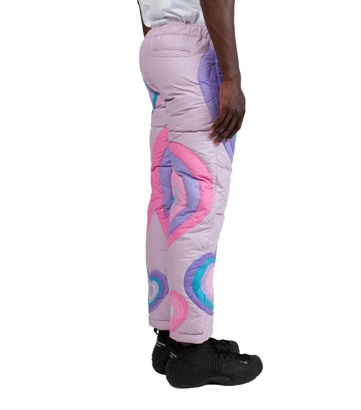 Shoot Mood Tencel Blend Fabric ERL Puffer Pants Purple