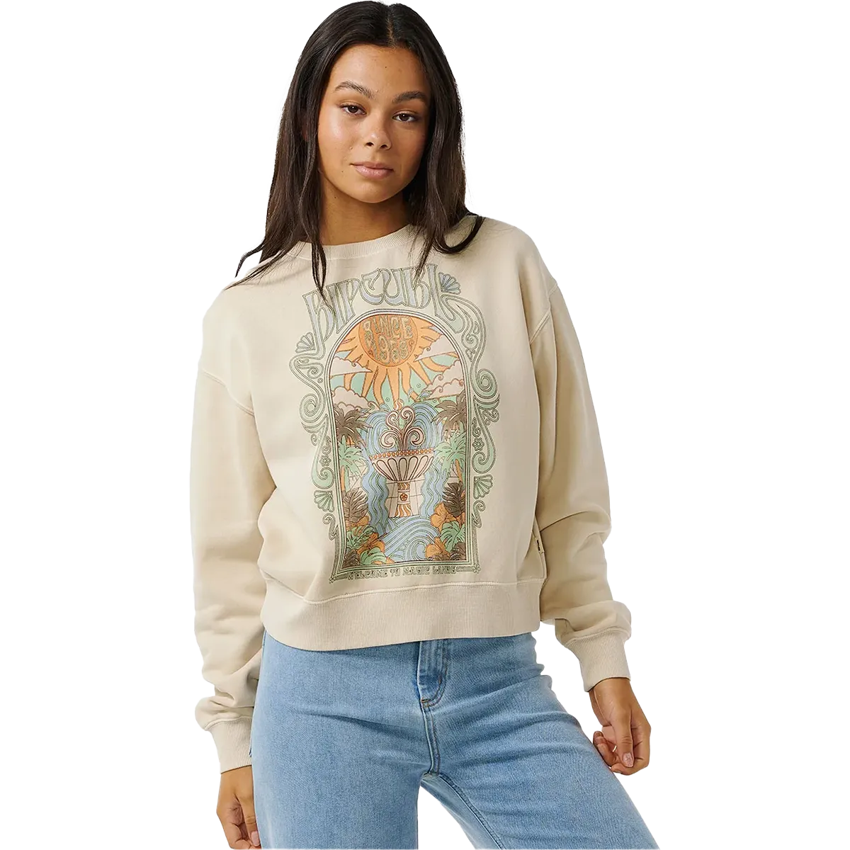 MoistureControl Fabric Women's Alchemy Relaxed Crew