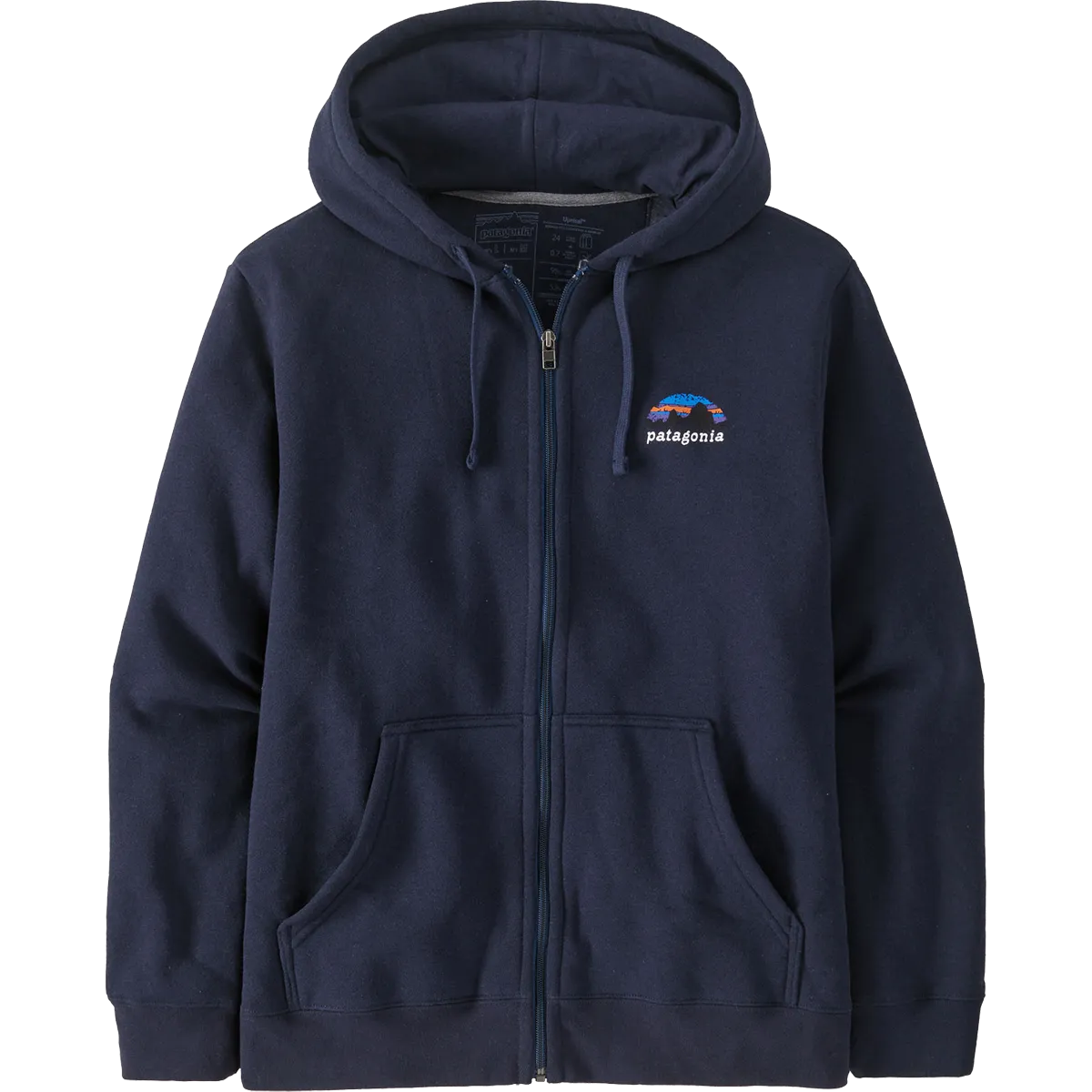 Royal Ease AbrasionFreeZone Men's Skyline Stencil Uprisal Full Zip Hoody