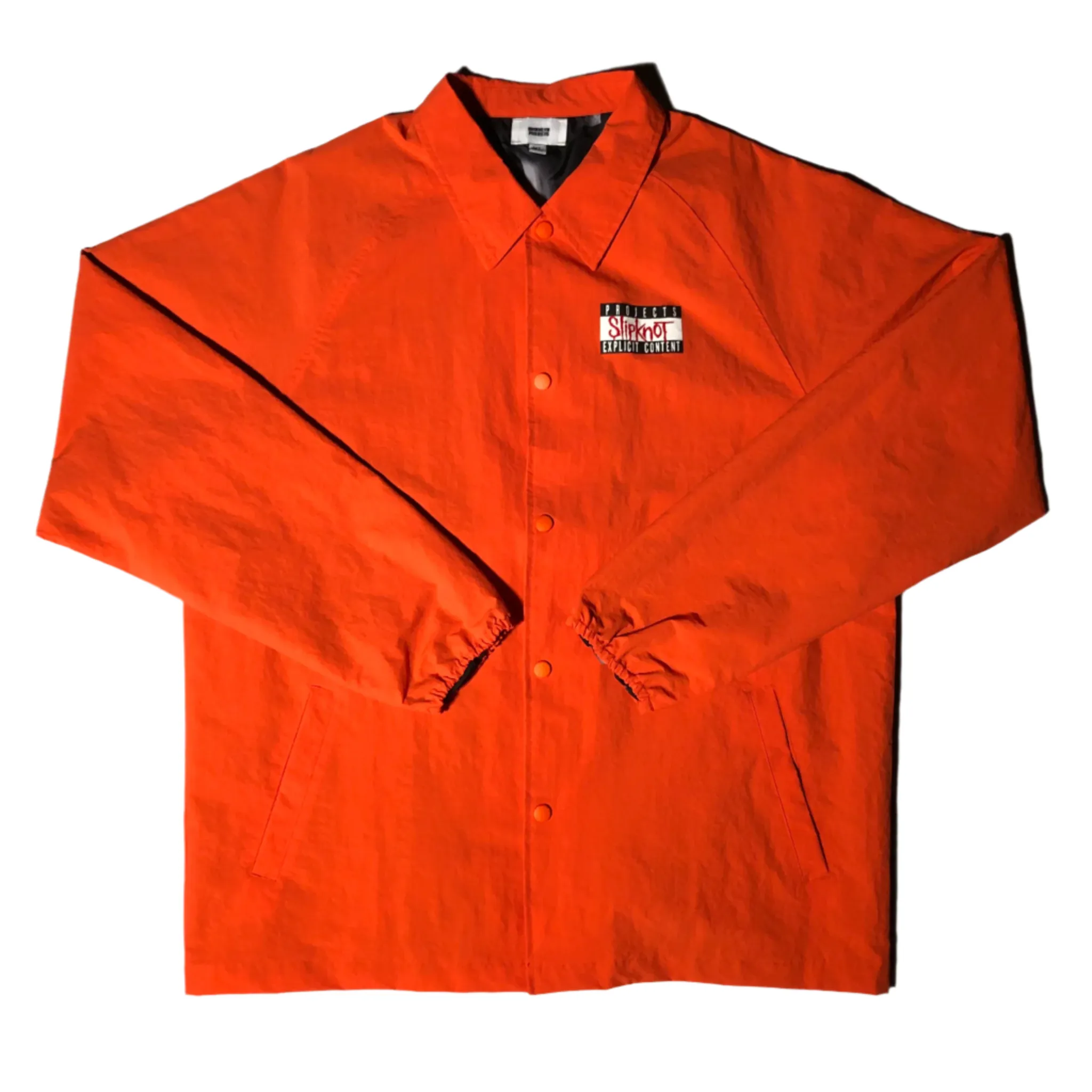 Brooklyn Projects X Slipknot Chrome S Jacket Quick Release Buckle Mechanism Comfortable Fabric